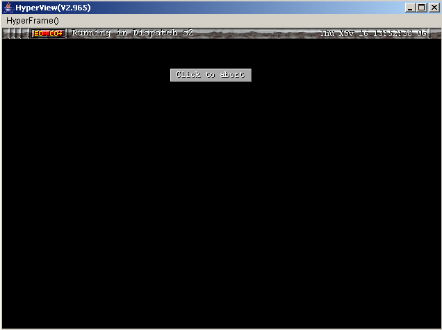 HyperView Dispatched
                screendump