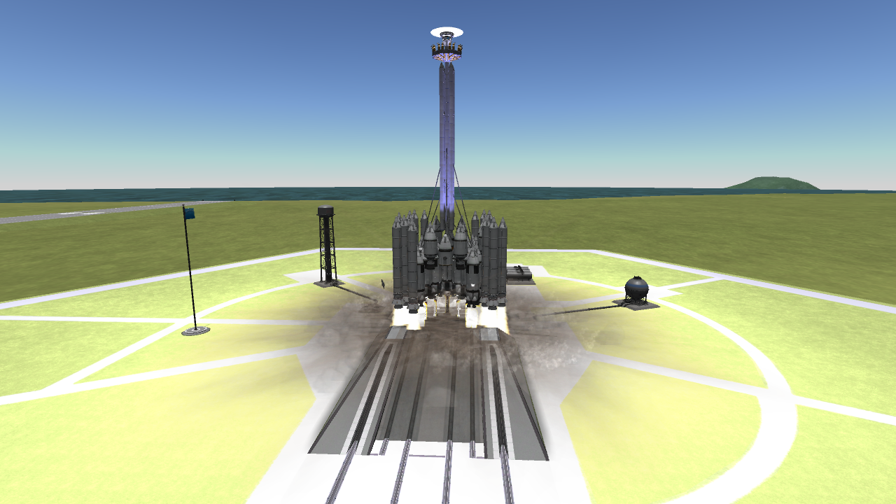 The Great Tower
              of Mun engine test.